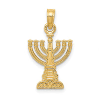 Load image into Gallery viewer, 14k Menorah Pendant
