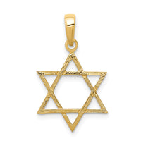 Load image into Gallery viewer, 14k Star of David Pendant
