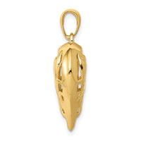 Load image into Gallery viewer, 14K Polished 3-D Filigree Puffed Heart Pendant
