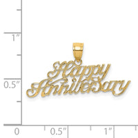 Load image into Gallery viewer, 14K Polished HAPPY ANNIVERSARY Charm
