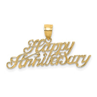 Load image into Gallery viewer, 14K Polished HAPPY ANNIVERSARY Charm
