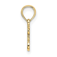 Load image into Gallery viewer, 14K Polished / Textured I LOVE GOLD Charm
