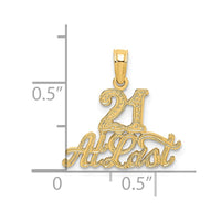 Load image into Gallery viewer, 14K 21 AT LAST Charm
