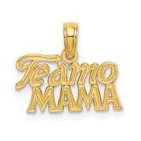 Load image into Gallery viewer, 14K TE AMO MAMA Charm

