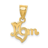Load image into Gallery viewer, 14K MOM with Heart Charm
