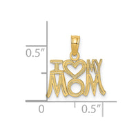 Load image into Gallery viewer, 14K I HEART MY MOM Charm
