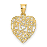 Load image into Gallery viewer, 14K MOM in Heart Charm
