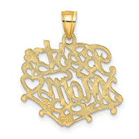 Load image into Gallery viewer, 14K BEST MOM Charm
