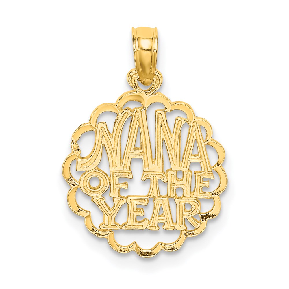 14K NANA OF THE YEAR  Charm