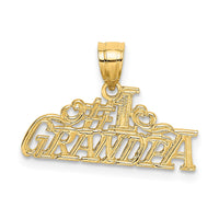 Load image into Gallery viewer, 14k #1 GRANDPA Charm
