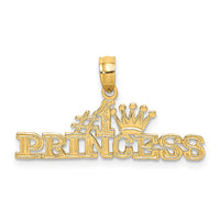 Load image into Gallery viewer, 14K #1 PRINCESS Charm
