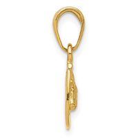 Load image into Gallery viewer, 14K Horseshoe with Horse Head Pendant

