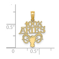 Load image into Gallery viewer, 14K 100% ARIES Zodiac Charm
