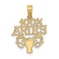 Load image into Gallery viewer, 14K 100% ARIES Zodiac Charm

