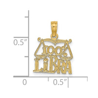 Load image into Gallery viewer, 14K 100% LIBRA Zodiac Charm
