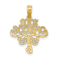 Load image into Gallery viewer, 14K 100% SCORPIO Zodiac Charm
