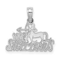 Load image into Gallery viewer, 14k WG 100% SAGITTARIUS Zodiac Charm
