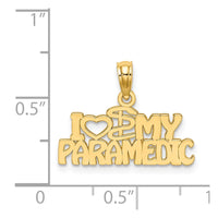 Load image into Gallery viewer, 14K I HEART MY PARAMEDIC Charm
