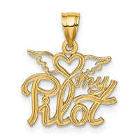 Load image into Gallery viewer, 14K HEART MY PILOT Charm
