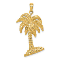 Load image into Gallery viewer, 14K Large Palm Tree Pendant
