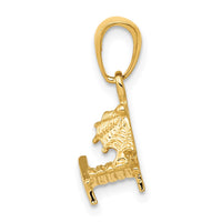 Load image into Gallery viewer, 14K 3-D Lounge Beach Chair Pendant
