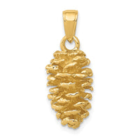 Load image into Gallery viewer, 14K 3-D Pinecone Pendant
