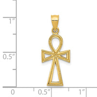 Load image into Gallery viewer, 14k Ankh Cross Charm
