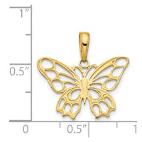 Load image into Gallery viewer, 14K Butterfly Cut-out Pendant
