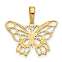 Load image into Gallery viewer, 14K Butterfly Cut-out Pendant
