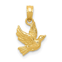Load image into Gallery viewer, 14K Flying Dove Pendant
