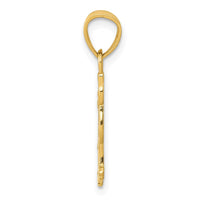 Load image into Gallery viewer, 14k I HEART MY CAT on Reverse Cat Pendant
