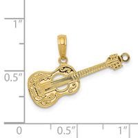 Load image into Gallery viewer, 14K Guitar Pendant
