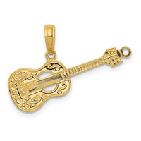 Load image into Gallery viewer, 14K Guitar Pendant
