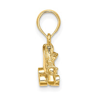 Load image into Gallery viewer, 14K 3-D Roller Skate Charm
