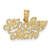 Load image into Gallery viewer, 14K HOCKEY MOM Charm
