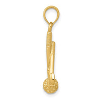 Load image into Gallery viewer, 14K 3-D Clubs and Ball Pendant
