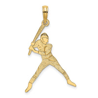 Load image into Gallery viewer, 14K Baseball Batter Charm
