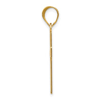 Load image into Gallery viewer, 14K Small Satin Cross Pendant
