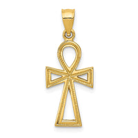 Load image into Gallery viewer, 14k Ankh Cross Charm
