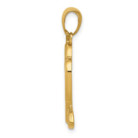 Load image into Gallery viewer, 14K Polished Heart Key and Lock Charm
