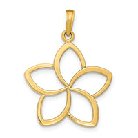 Load image into Gallery viewer, 14k Polished Cut Out Flower Pendant
