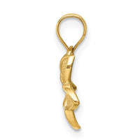 Load image into Gallery viewer, 14K Polished Plumeria Pendant
