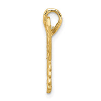 Load image into Gallery viewer, 14K Brushed &amp; Diamond-cut Butterfly Pendant
