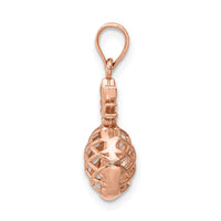 Load image into Gallery viewer, 14K Rose Polished 3D Pineapple Pendant
