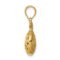 Load image into Gallery viewer, 14K Polished &amp; Diamond-cut 3D Pineapple Pendant
