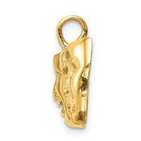 Load image into Gallery viewer, 14K Polished Comedy/Tragedy Theater Masks Pendant
