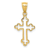 Load image into Gallery viewer, 14K Polished Cross Pendant
