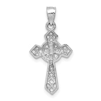 Load image into Gallery viewer, 14K White Polished Cross Pendant
