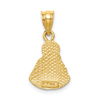 Load image into Gallery viewer, 14K Brushed Diamond-Cut Jesus Pendant
