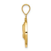 Load image into Gallery viewer, 14K Brushed &amp; Polished Virgin Mary Pendant
